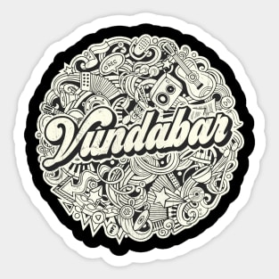 Vintage Circle - Vundabar Sticker